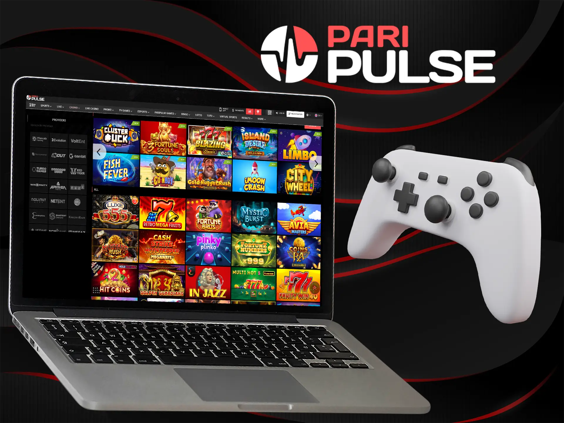 PariPulse offers fair and tested games from the best providers.