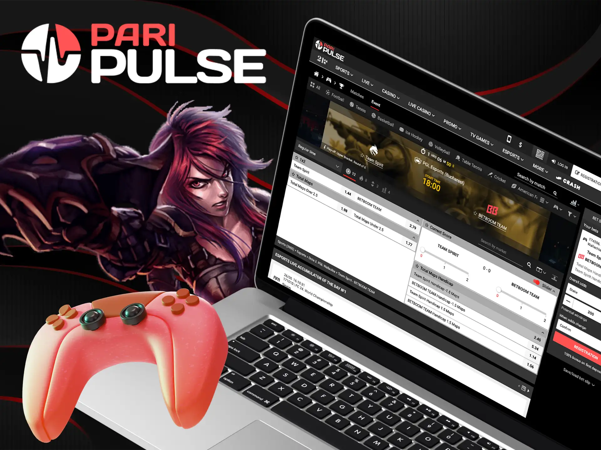 Join esports betting and follow top competitions on PariPulse.